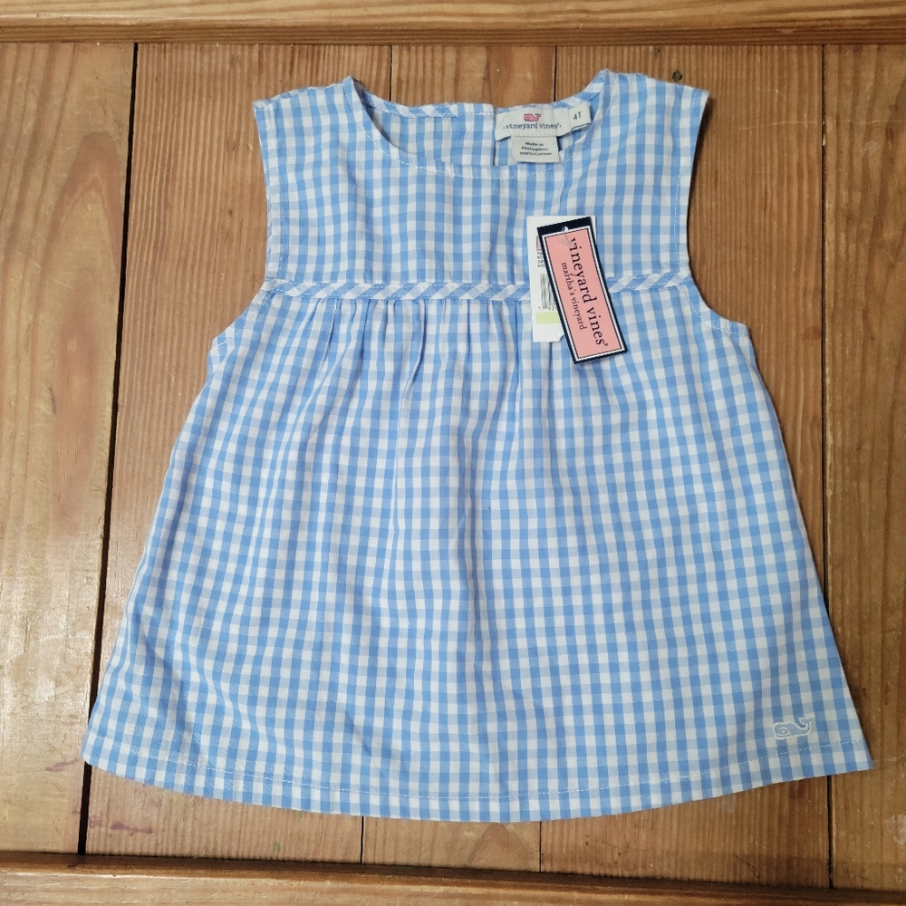 NWT Vineyard Vines Gingham Top